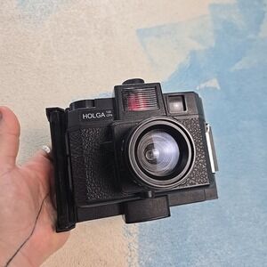VTG Holga 120N Polaroid Back Medium Format Camera Instant Film HOLGAROID GUC USA
